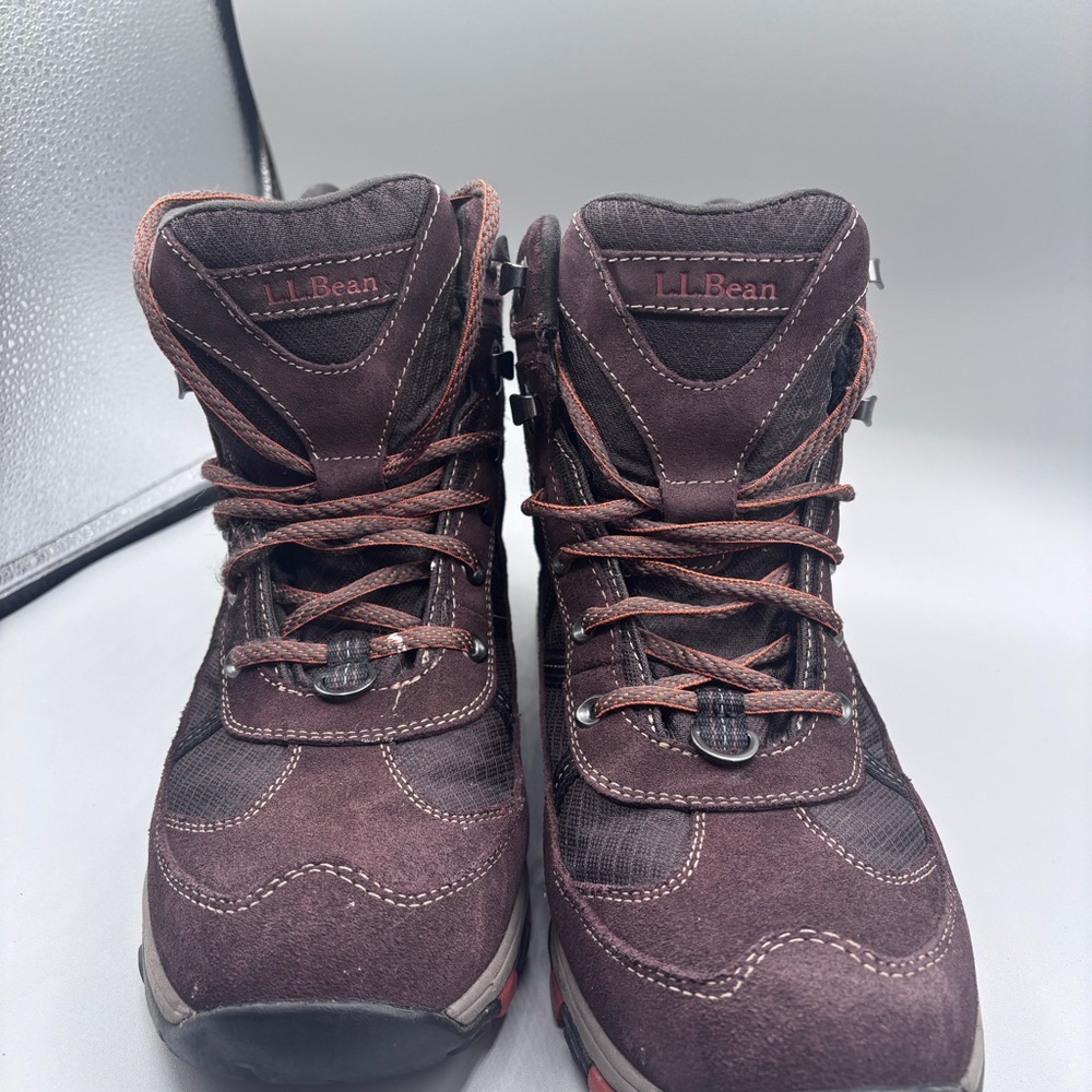 LL Bean TEK 2.5 Brown Hiking Utility Lace Up Boot Mens 11 Medium Primaloft - Picture 2 of 13